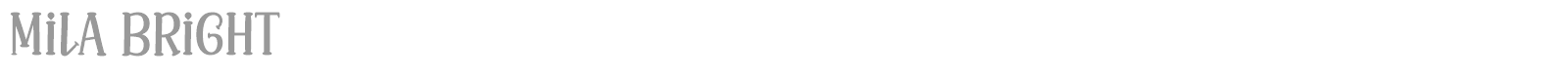 Mila Bright font preview